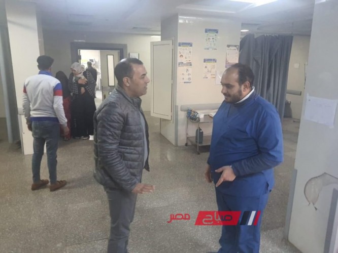وكيل وزارة الصحة بدمياط يتفقد سير العمل بمستشفي كفر سعد المركزى