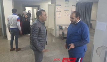 وكيل وزارة الصحة بدمياط يتفقد سير العمل بمستشفي كفر سعد المركزى