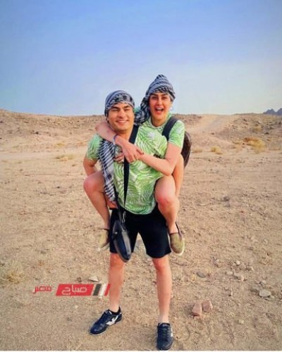 غادة عبد الرازق تنشر مجموعة من الصور لها برفقتها زوجها على إنستجرام
