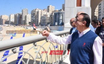 محافظ الإسكندرية يتفقد ممشي 45 السياحي بعد تشغيله تجريبيا في شم النسيم وعيد الفطر