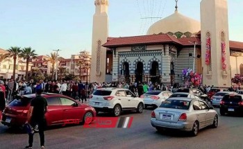 اقبال مستمر على مدينة رأس البر في ثاني ايام العيد
