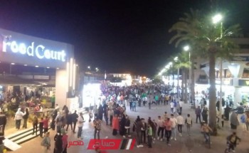 اقبال كبير على شارع النيل واللسان في رأس البر مع ارتفاع درجات الحرارة