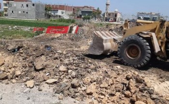 حملات إزالة بناء مخالف بحي المنتزه في محافظة الإسكندرية