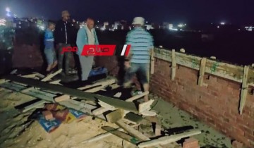 حاول البناء ليلًا.. التصدي لاعمال بناء مخالفة في المهد بقرية الخياطة بدمياط