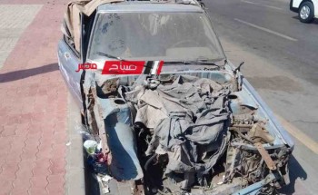 حملة مكبرة في دمياط ترفع السيارات المتهالكة بالشوارع