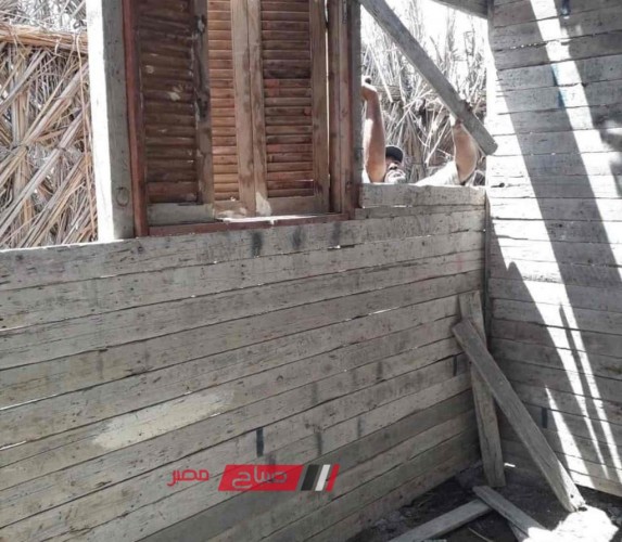 ايقاف 4 حالات بناء مخالف في قرى دمياط خلال اجازة عيد الاضحى