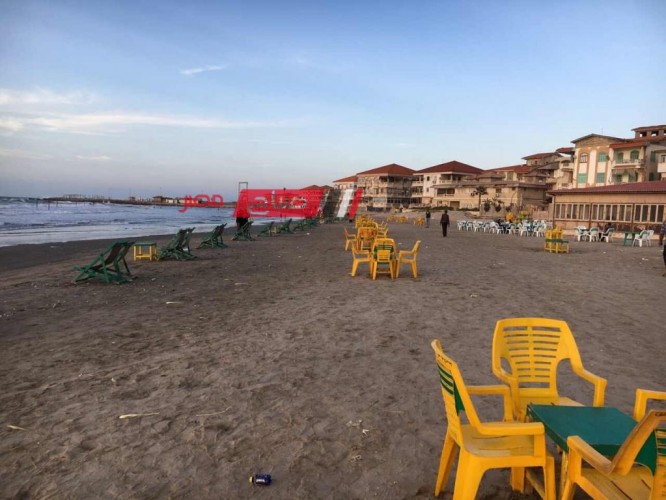 تراجع الاقبال على شواطئ مدينة رأس البر مع بداية انخفاض درجات الحرارة