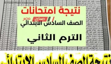 رابط استعلام نتيجة الصف السادس الابتدائي محافظة القاهرة الترم الثاني 2023