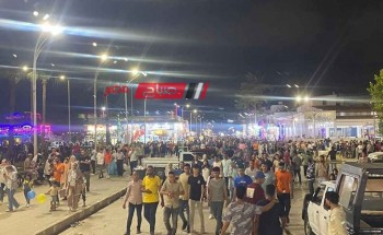 اقبال كبير على لسان رأس البر وشارع النيل في رابع ايام عيد الاضحى 2023