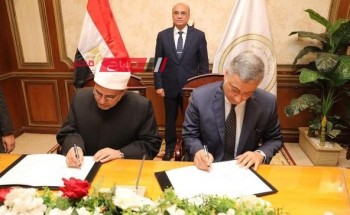 وزير العدل يشهد توقيع بروتوكول تعاون بين وزارة العدل وجامعة الأزهر
