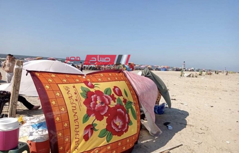 حملات للتصدي لاقامة الخيم العشوائية على شواطئ دمياط الجديدة