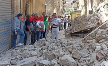 تساقط أجزاء من مطبعة في منطقة اللبان بمحافظة الإسكندرية