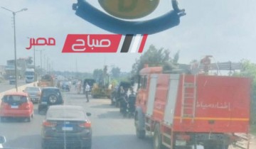 سقوط سيارة ملاكي في ترعة طريق كفر سعد بدمياط دون خسائر بشرية