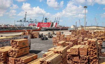 ارتفاع حركة الصادر من البضائع العامة عبر ميناء دمياط خلال 24 ساعة الى 38 الف طن