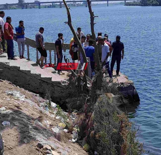 انتشال جثة شاب غرق في مياه نهر النيل بمدينة فارسكور بدمياط
