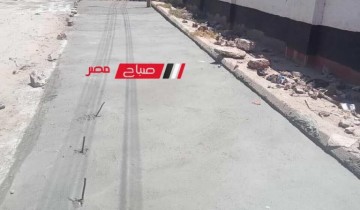 قرية سيف الدين بدمياط تستعد لاستقبال العام الدراسي الجديد بتطوير محيط المدارس