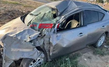 وفاة شخص في حادث سير على طريق بورسعيد – دمياط