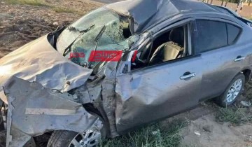 وفاة شخص في حادث سير على طريق بورسعيد – دمياط