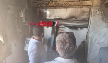 النيابة الإدارية تعاين موقع حريق مستشفى جامعة الأزهر في دمياط الجديدة
