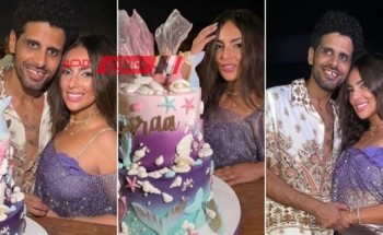 حمدي الميرغني يحتفل بعيد ميلاد زوجته إسراء عبد الفتاح