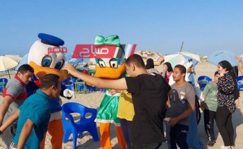 إطلاق فاعلية ترفيهية لذوى الهمم بشاطئ النخيل بمدينة رأس البر