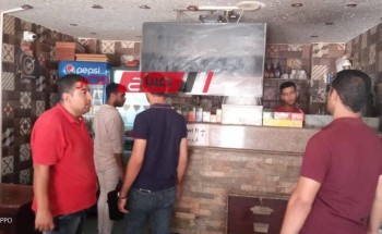 حملة تموينية تتفقد عدد من المحلات التجارية في كفر سعد بدمياط