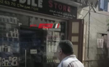 جولة ميدانية لمتابعة الإلتزام بمواعيد الغلق للمحلات في فارسكور بدمياط