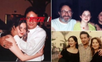 مي نور الشريف تحيي الذكرى الثامنة لوفاة والدها بصور من طفولتها