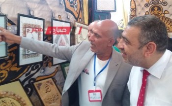 إفتتاح معرض الخط العربي بمشاركة 100 طالب بمحافظة دمياط