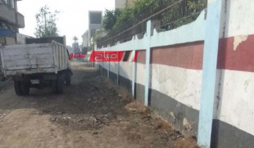 تكثيف حملات النظافة بمحيط المدارس في كفر البطيخ بدمياط للاستعداد للعام الدراسي الجديد