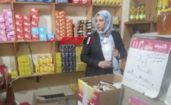 حملة رقابية للتفتيش على المصانع والمحلات في كفر البطيخ بدمياط