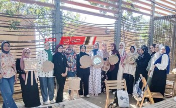 قومي المرأة ينظم ورش عمل ديكورات منزلية بالتعاون مع جامعة دمياط