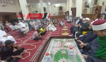 اوقاف دمياط تحتفل بالمولد النبوي الشريف بمسجد 77 في رأس البر