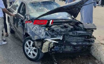 إصابة طبيبه في حادث سير على طريق رأس البر بدمياط