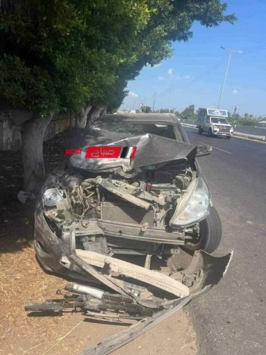 نجاة عضو مجلس النواب عن محافظة دمياط من حادث سير على طريق كفر سعد