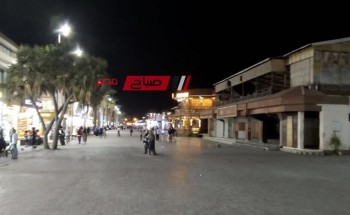 حملات مكبرة لإزالة اشغالات شارع النيل في مدينة رأس البر