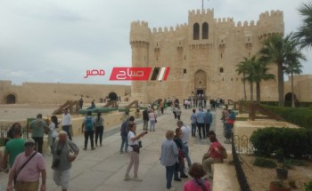 35 فوج سياحي لزيارة قلعة قايتباي بمحافظة الإسكندرية