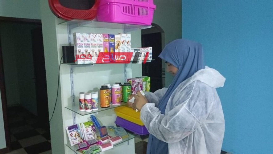 حملات رقابية للتفتيش على العيادات ومكاتب بيع الأدوية البيطرية بدمياط