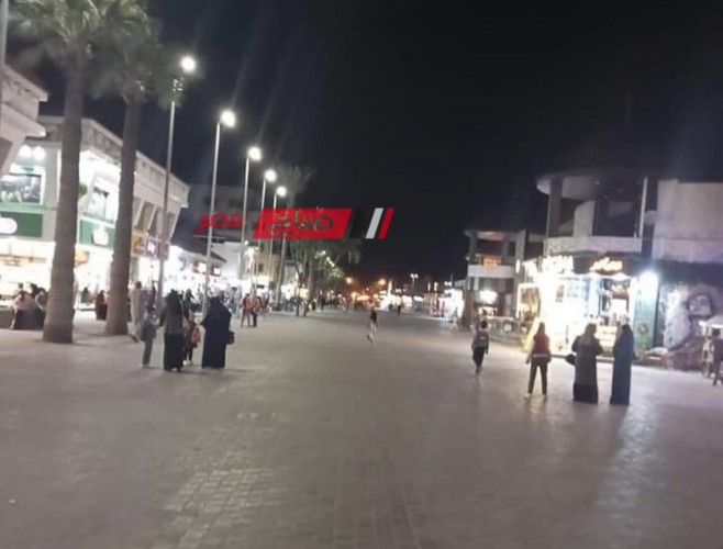 تراجع نسب الاشغال على شارع النيل بمدينة رأس البر مع انخفاض درجات الحرارة