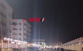 حملات مستمرة لازالة اشغالات شارع النيل في رأس البر رغم ضعف الاقبال