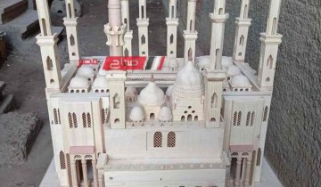 من دمياط وبالأخشاب .. مجسم المسجد النبوي يشعل مواقع التواصل الاجتماعي “صور”