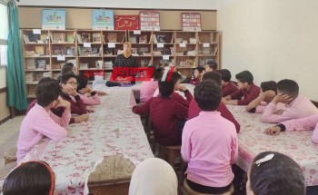بيطري دمياط يعقد ندوة ارشادية عن مرض السعار لطلاب مدرسة احمد عرابي بعزبة البرج