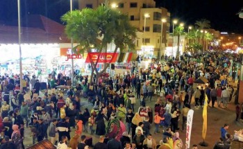 اقبال متزايد على مدينة رأس البر للاحتفال برأس السنه 2024