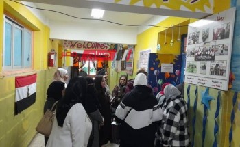 بالصور اقبال كبير على لجان التصويت في مدينة رأس البر