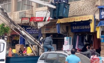 حملات إزالة إشغالات متنوعة في أحياء الإسكندرية