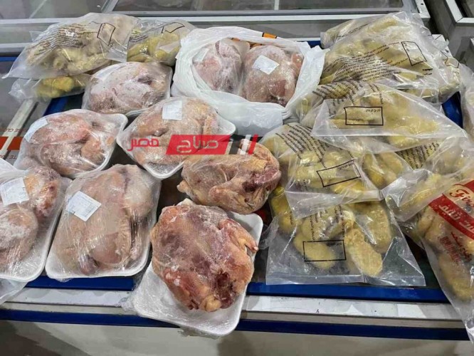 ضبط 81 كيلو من الدواجن واللحوم والرنجة الفاسدة في حملة بيطرية بدمياط