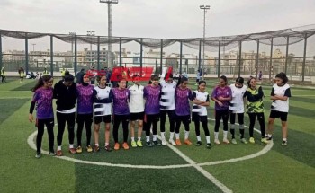 فريق دمياط للفتيات يشارك في اللقاء المجمع لخماسي كرة القدم
