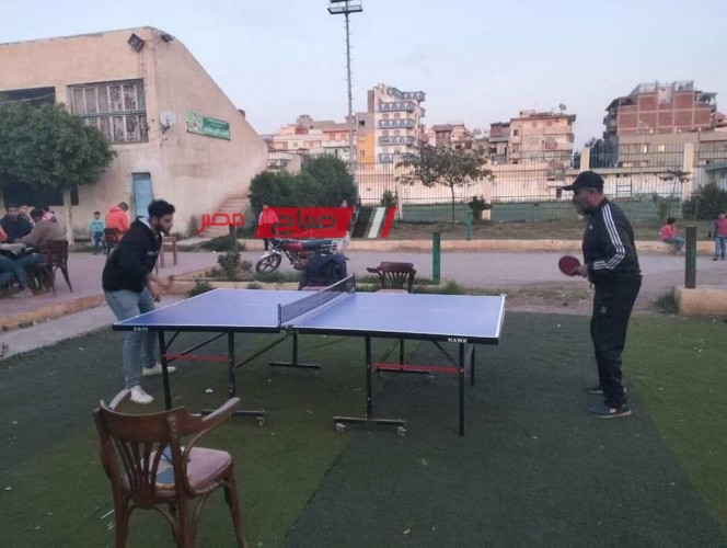 تنظيم يوم رياضي بمركز شباب مدينة فارسكور بدمياط