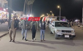 حملات ميدانية مكبرة لرفع اشغالات شارع النيل في رأس البر