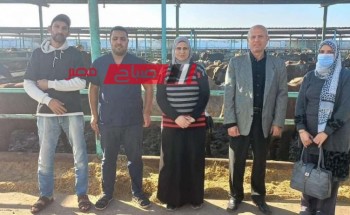 لجنة بيطرية تتفقد حالة محجر ارض الخير بالسرو في دمياط